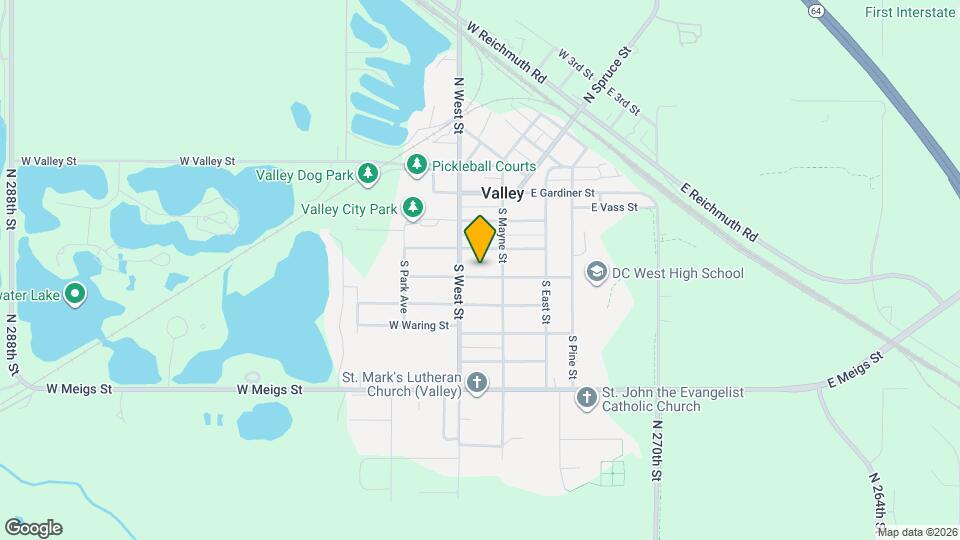 114 W Charles St Mapa y Detalles de la Ubicación