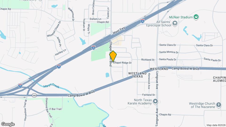 10141 Chapel Ridge Dr Mapa y Detalles de la Ubicación