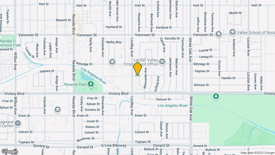 6501 Hesperia Ave Map and Location Details