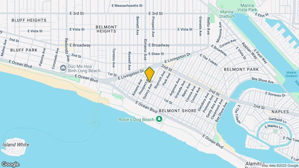 121 Quincy Ave, Unit Studio Cottage Map and Location Details