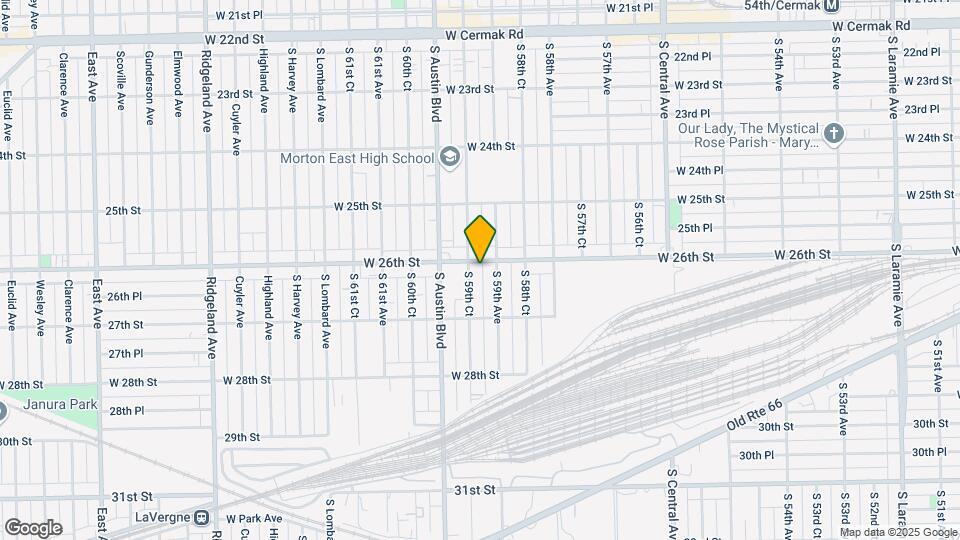 5917 W 26th St Map and Location Details