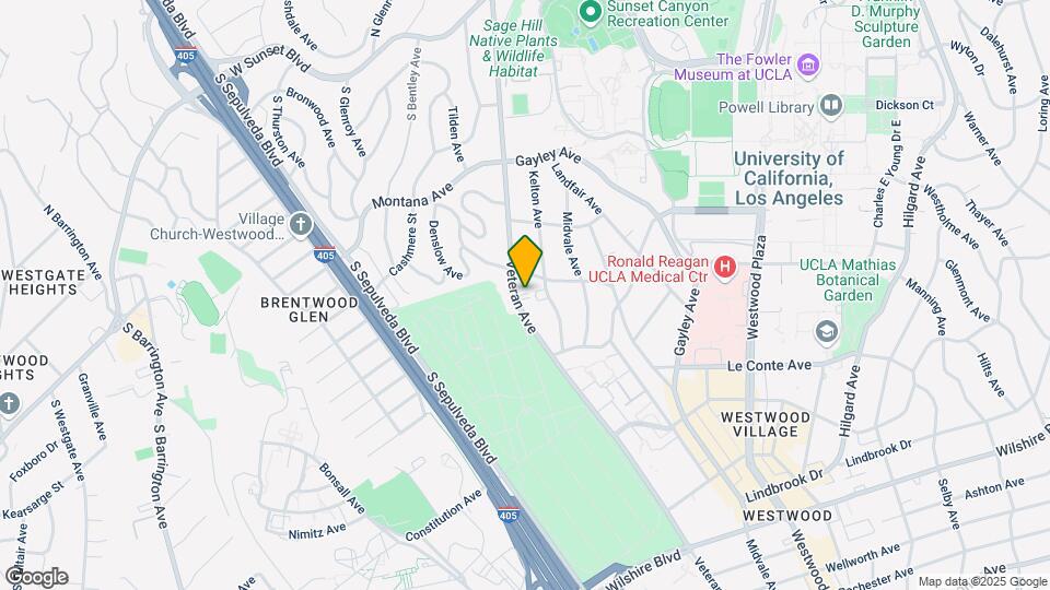 624-626 Veteran Ave Mapa y Detalles de la Ubicación