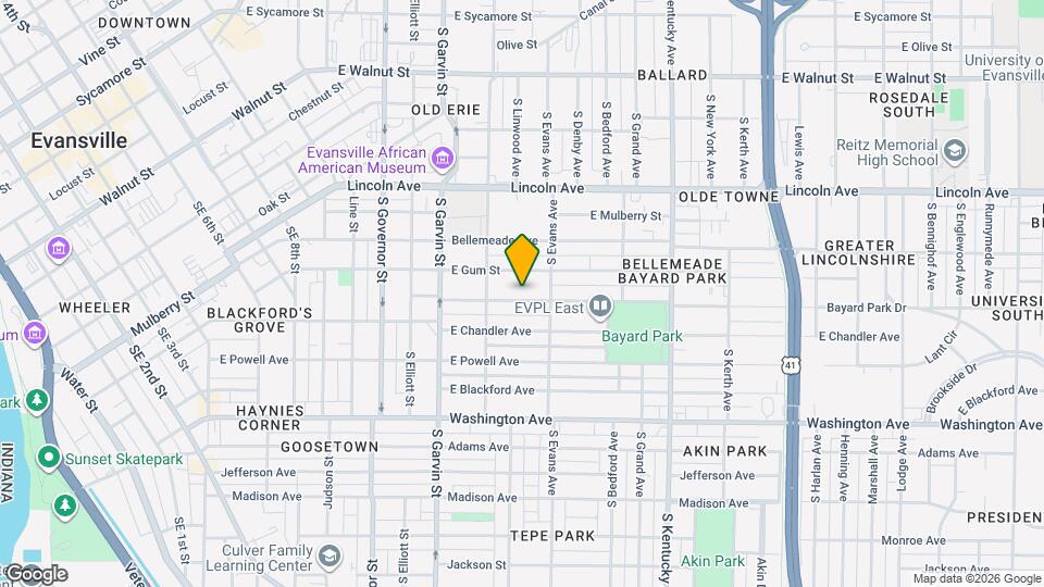 730 Bayard Park Dr Mapa y Detalles de la Ubicación
