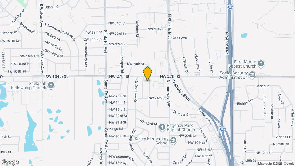 2705 N Nottingham Way Mapa y Detalles de la Ubicación