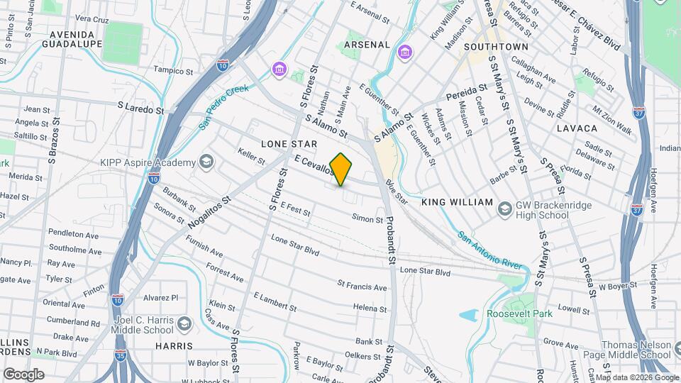 326 Clay St Mapa y Detalles de la Ubicación