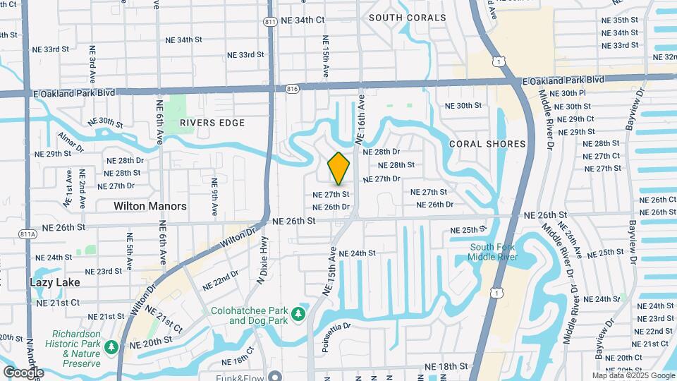1517 NE 27th St Map and Location Details