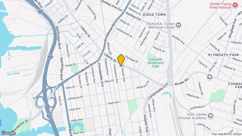 1114 Hoover Ave Mapa y Detalles de la Ubicación