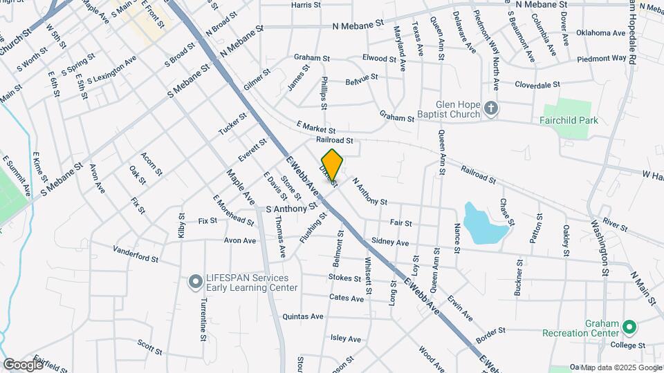 1021 Dixie St Mapa y Detalles de la Ubicación