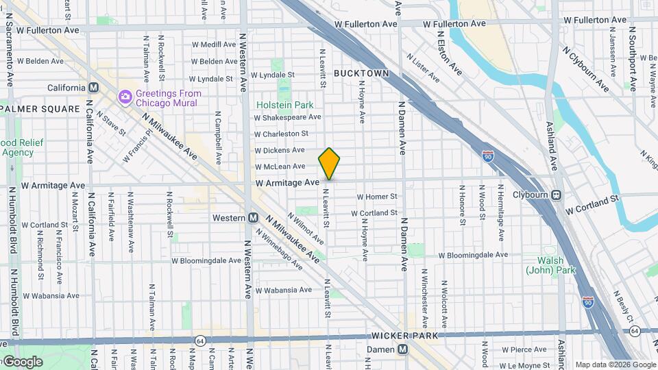 1955 N Leavitt St Map and Location Details