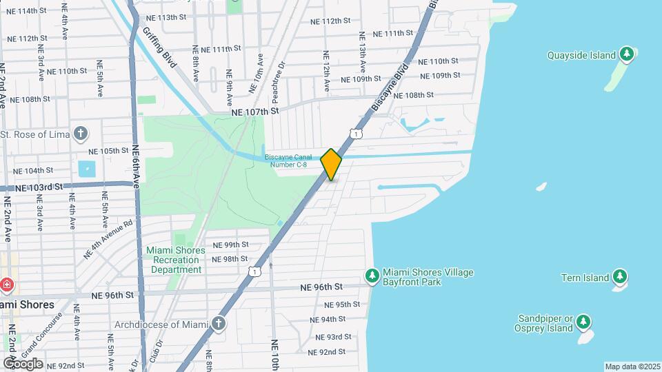 1175 NE 102nd St Map and Location Details