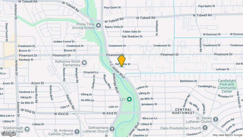 2427 Blue Water Ln Map and Location Details