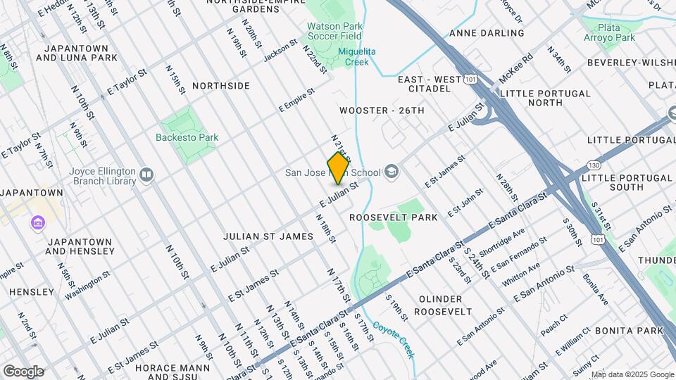941 E Julian St Map and Location Details