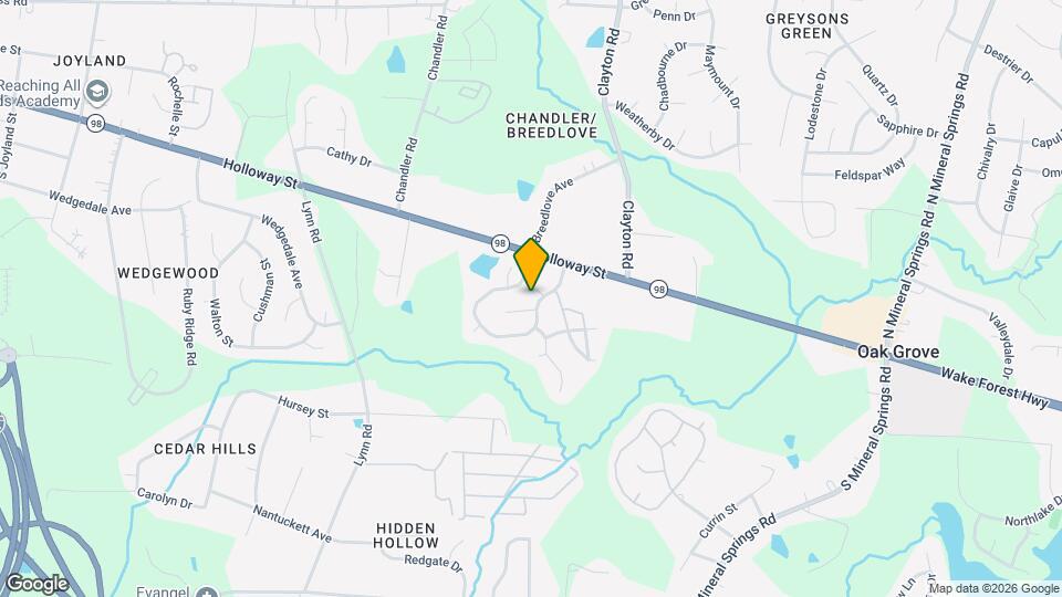 603 Ganyard Farm Way Map and Location Details
