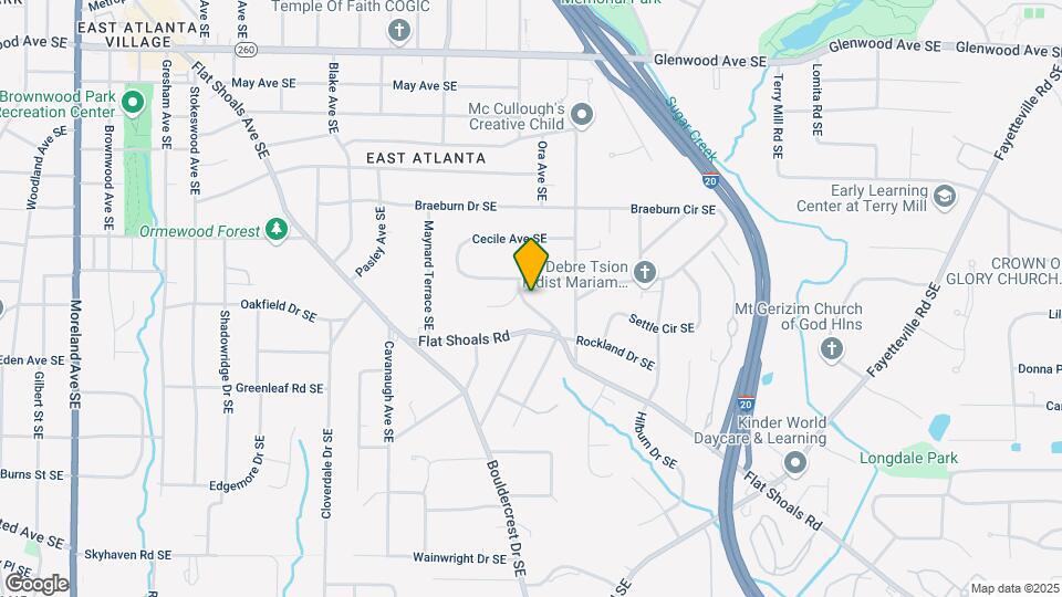 812 Flat Shoals Way SE Map and Location Details