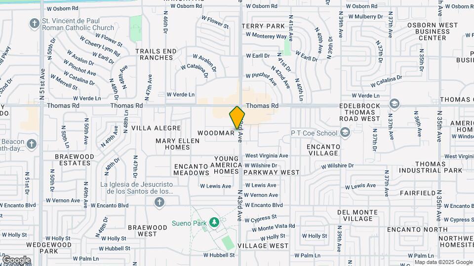 2636 N 43rd Ave Map and Location Details