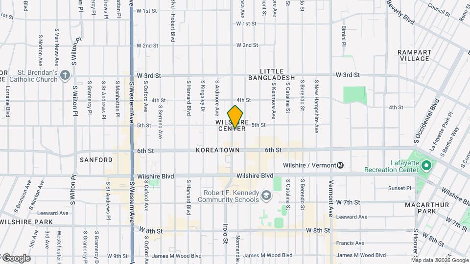 508 Normandie Ave, Unit 1 Mapa y Detalles de la Ubicación