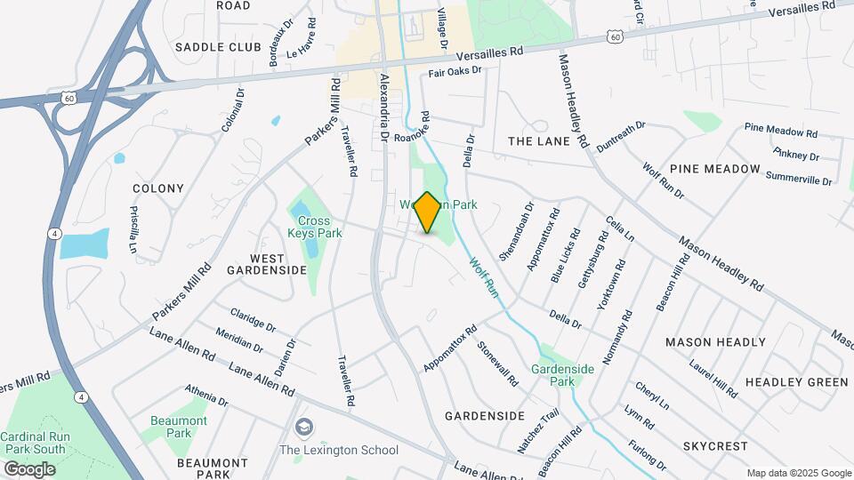 1053 Cross Keys Rd Map and Location Details