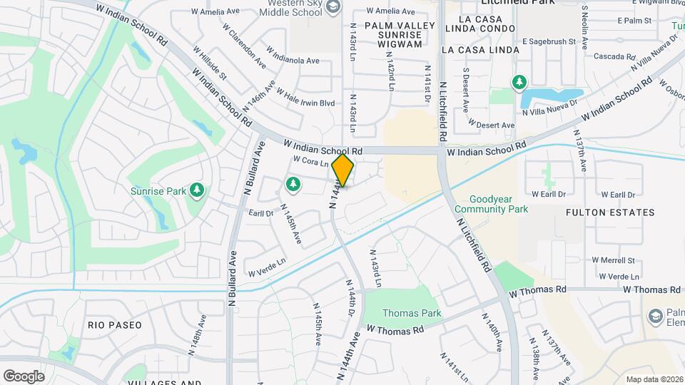14369 W Lexington Ave Map and Location Details