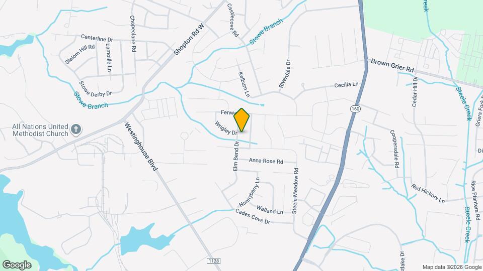 10703 Elm Bend Dr Mapa y Detalles de la Ubicación