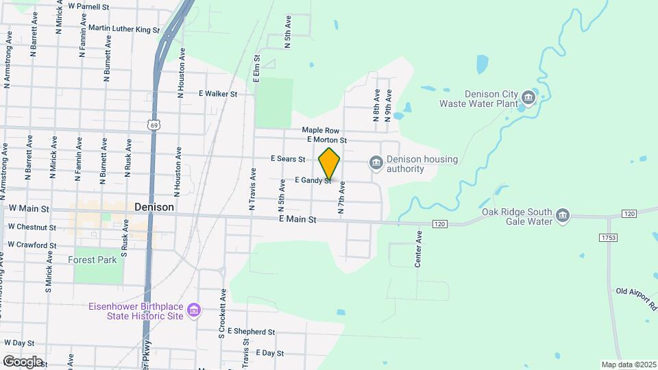 620 E Gandy St Map and Location Details