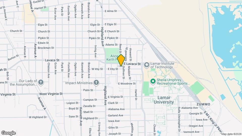 365 E Irby St Map and Location Details