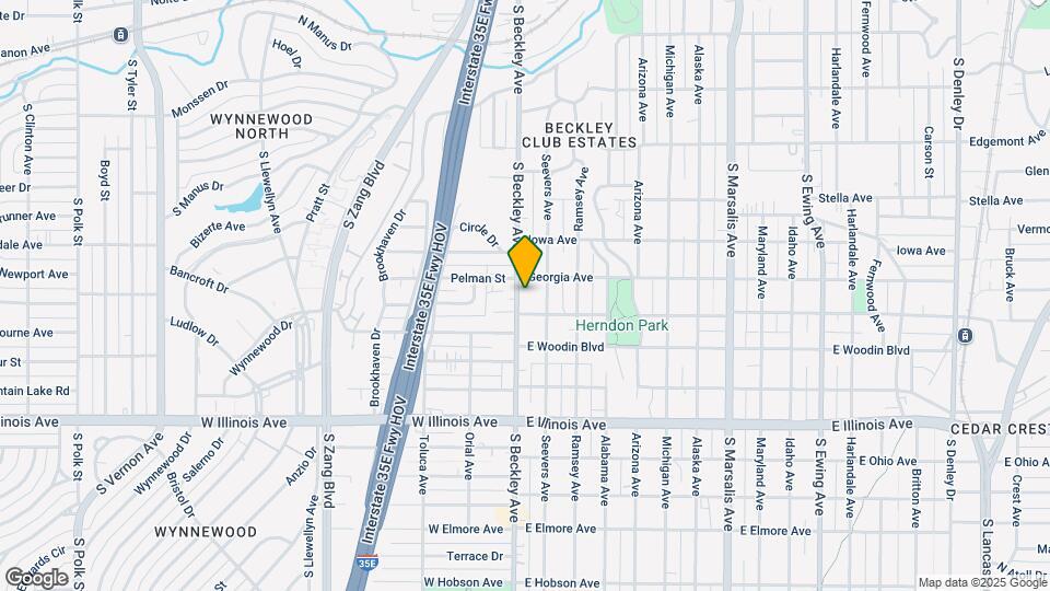 1918 S Beckley Ave Map and Location Details