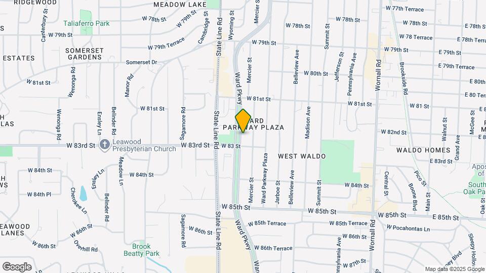 8219 Ward Pkwy Map and Location Details