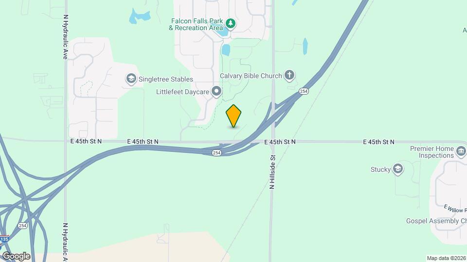 2750 E 45th Ct N Map and Location Details