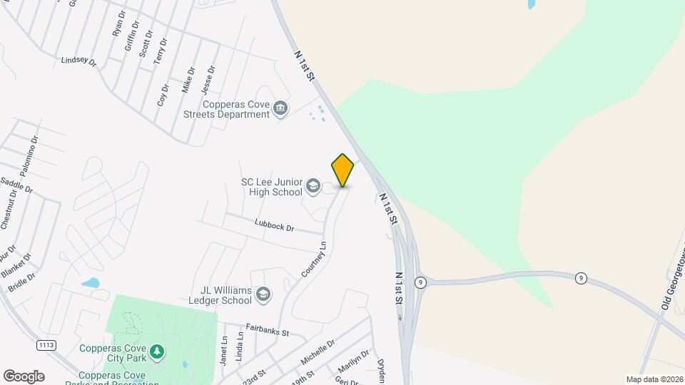 1781 Dryden Ave Map and Location Details