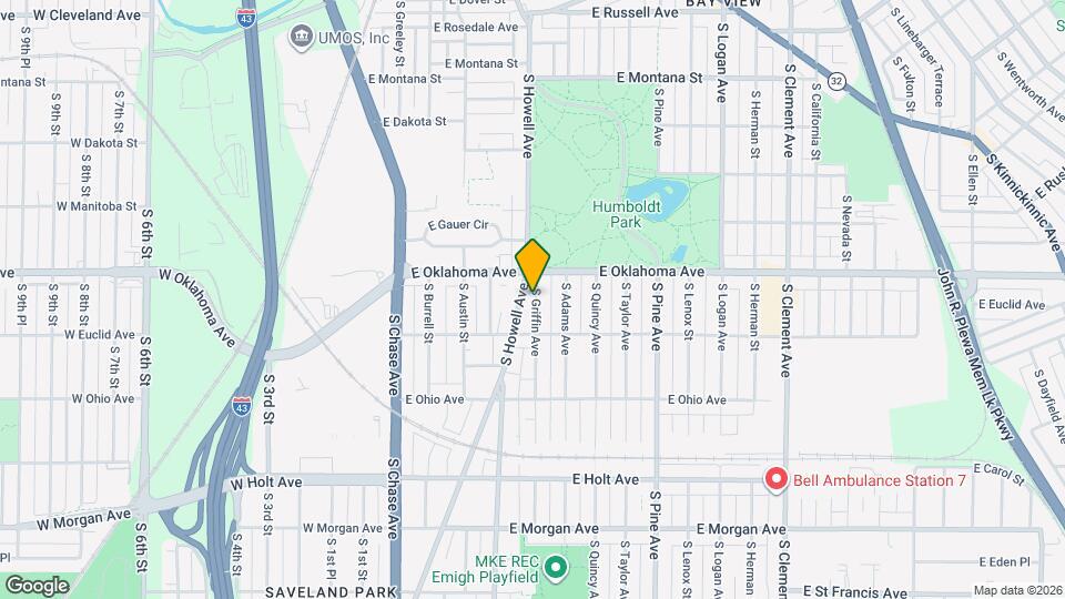 3133 S Griffin Ave, Unit Lower Map and Location Details