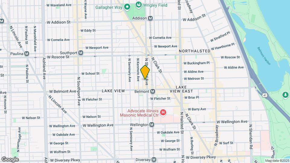 3228 N Sheffield Ave Map and Location Details