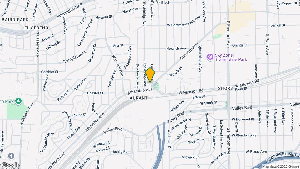 2915 Lowell Ave Map and Location Details
