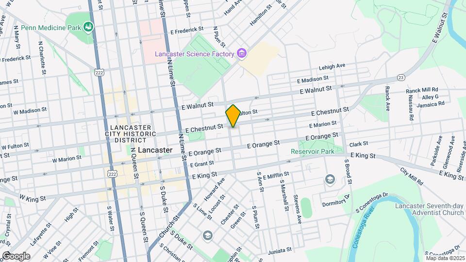 141 N Plum St-Unit -Apt. 1, first floor Map and Location Details