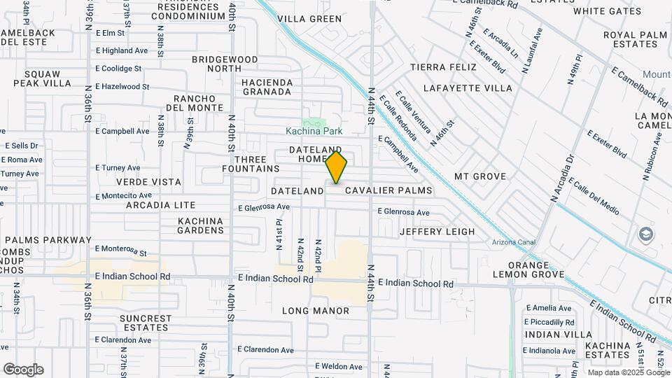 4248 E Montecito Ave Map and Location Details