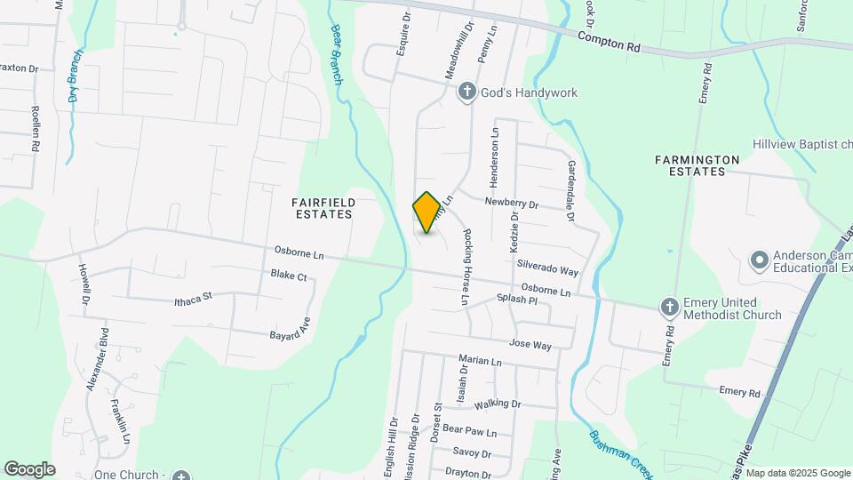 2814 Meadowhill Dr Mapa y Detalles de la Ubicación