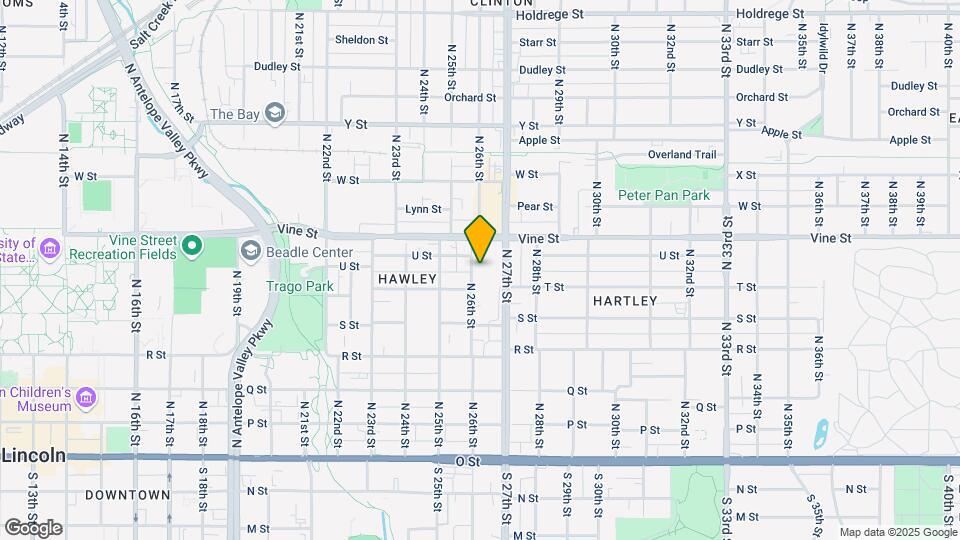 640 N 26th St Map and Location Details