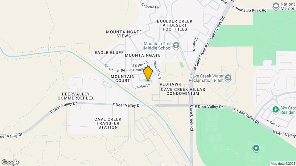 2134 E Robin Ln Map and Location Details