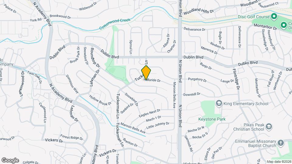 2635 Telluride Dr Map and Location Details