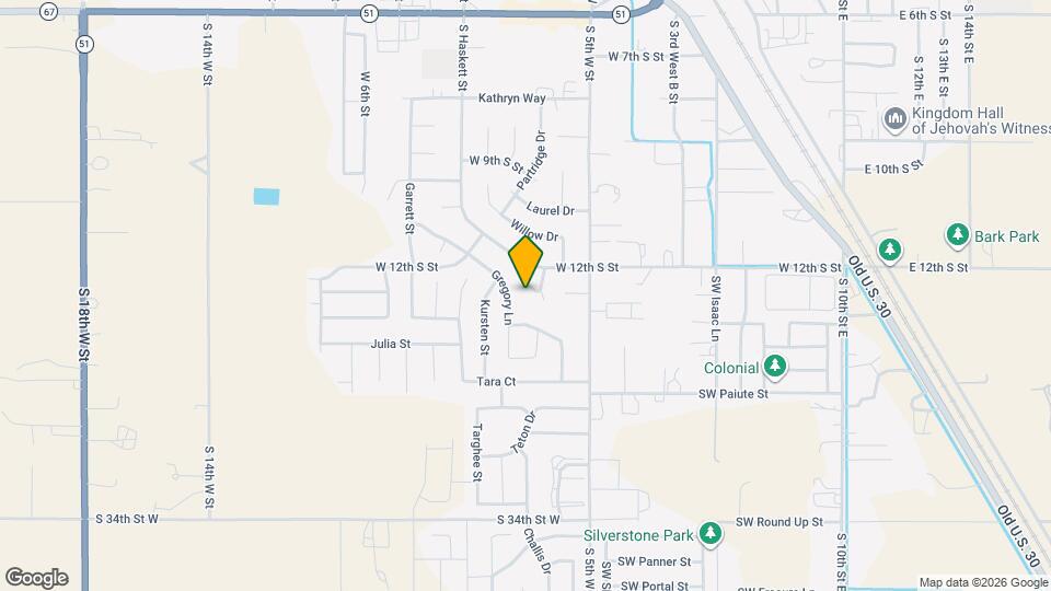 665 Brookside Ct Map and Location Details