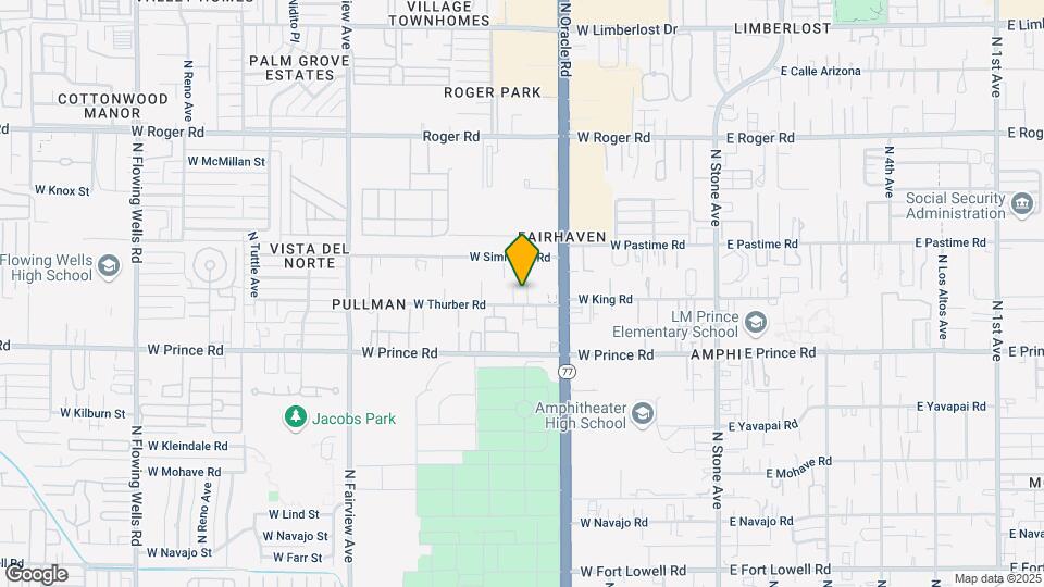 450 W Thurber Rd Map and Location Details