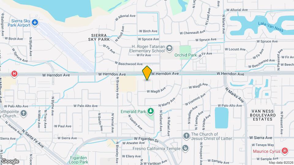 6750 N Knoll Ave Map and Location Details