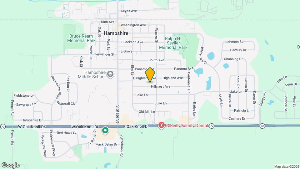 274 Hillcrest Ave Mapa y Detalles de la Ubicación