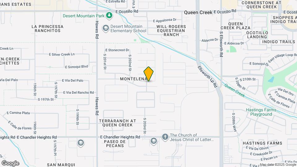 20309 E Avenida Del Valle Map and Location Details