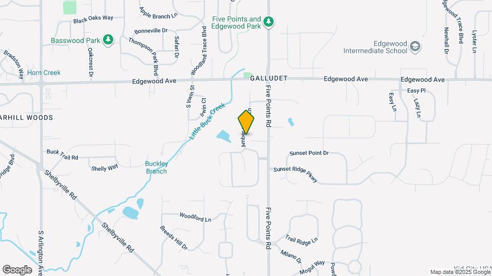 6241 Amber Valley Ln Map and Location Details