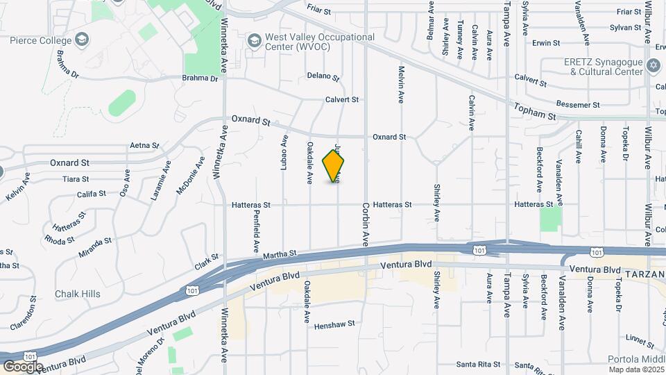 5827 Jumilla Ave Map and Location Details