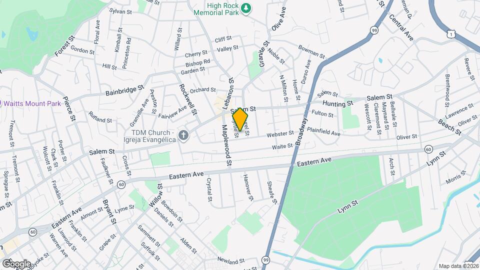 74 Myrtle St, Unit 2 Mapa y Detalles de la Ubicación