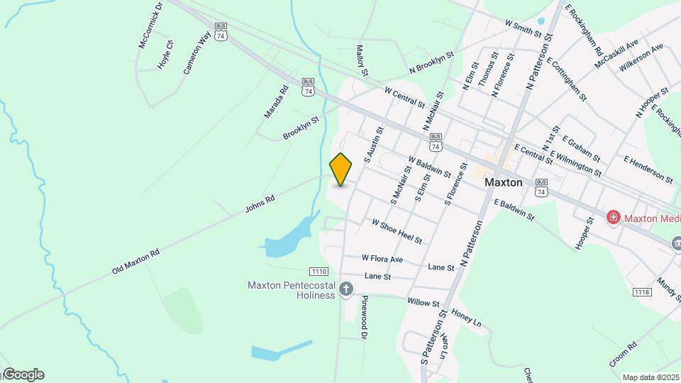 Carolina Pines/Maxton Greens Apartments Map and Location Details