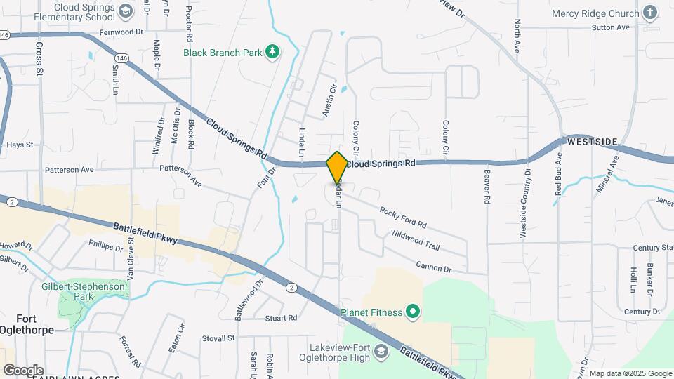 94 S Cedar Ln Map and Location Details