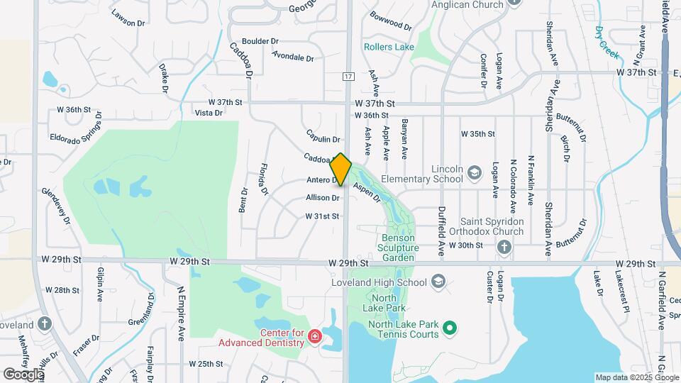 1403 Allison Dr Map and Location Details