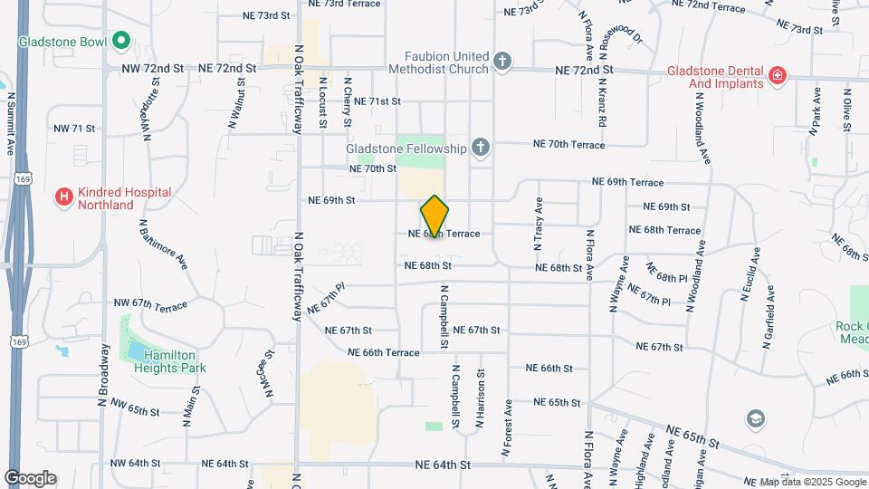 807 NE 68th Ter Map and Location Details